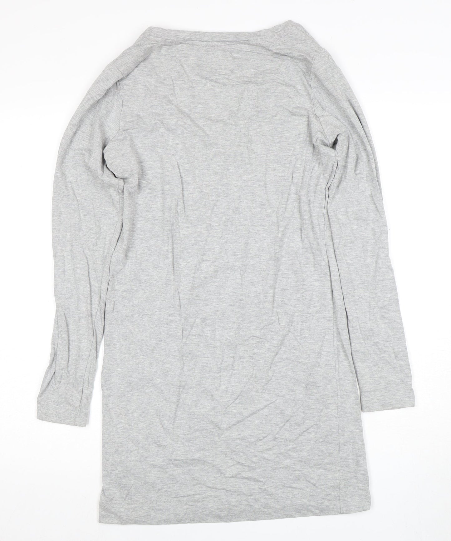 Joules Women's Grey Long Sleeve Dress S