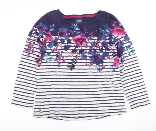 Joules Women's Multicoloured Long Sleeve T-Shirt Size 14
