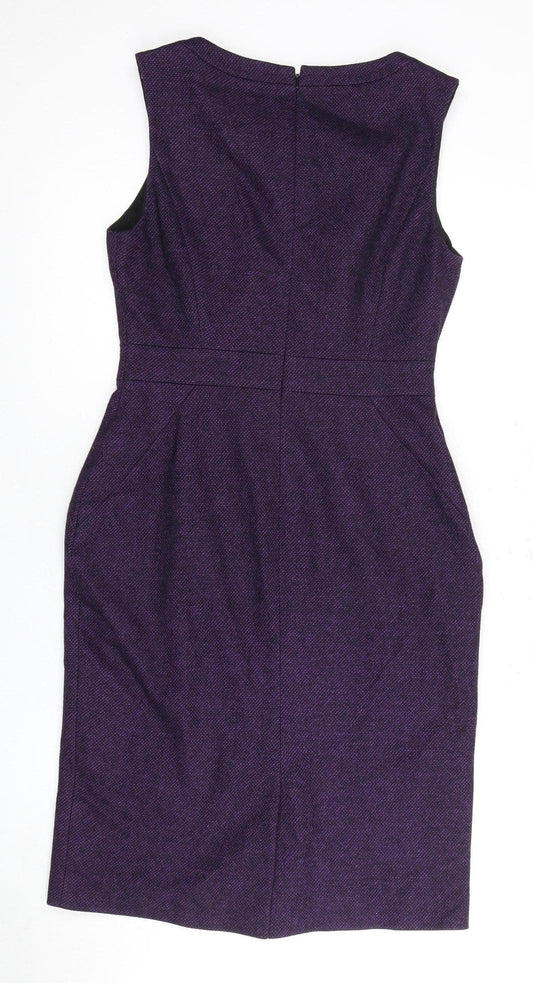 Hobbs Women's Purple Sheath Dress Size 10