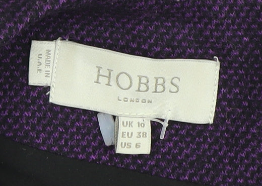 Hobbs Women's Purple Sheath Dress Size 10