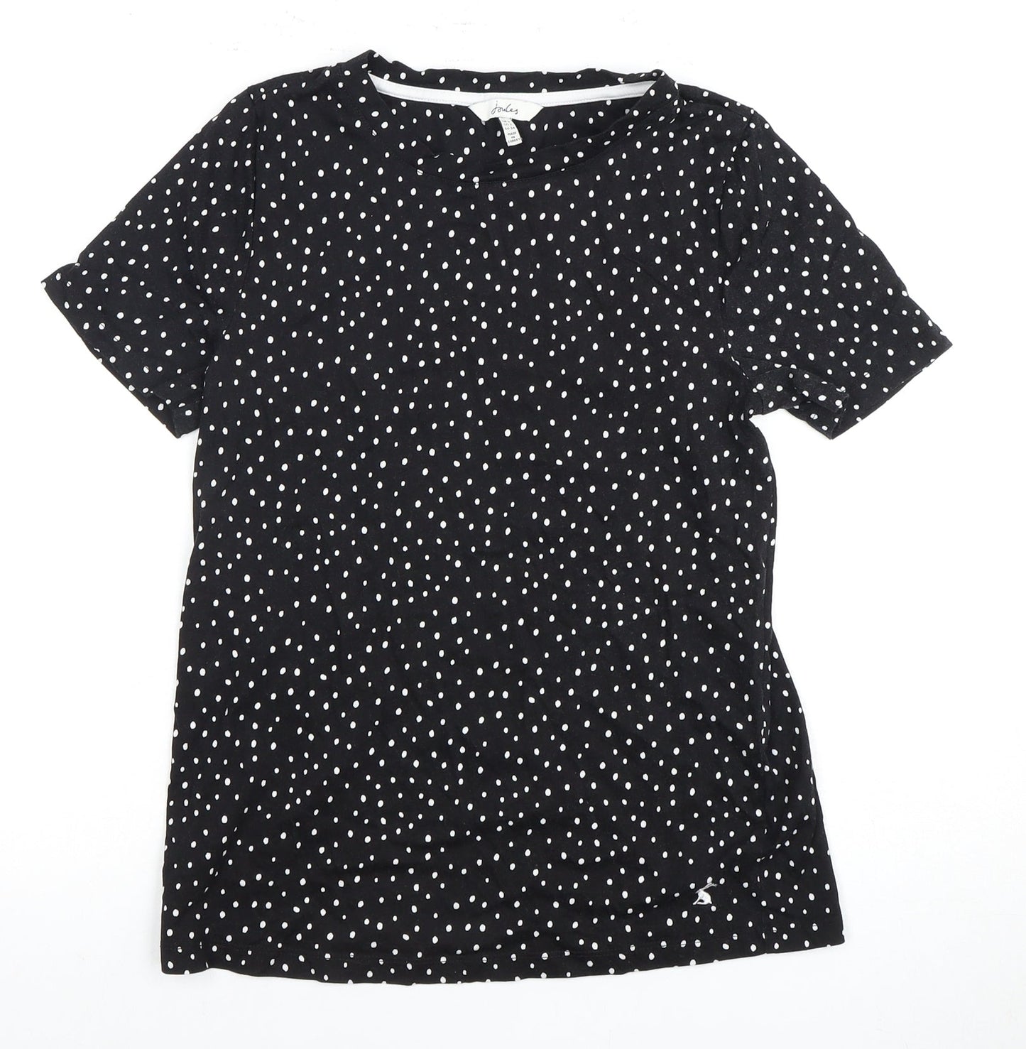 Joules Women’s Black Polka Dot T-Shirt Size 2