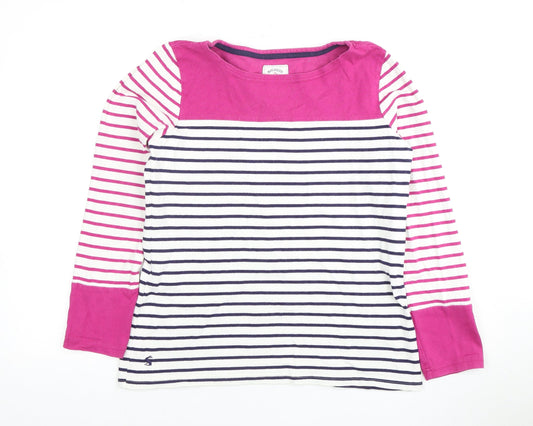 Joules Women's Striped Long Sleeve T-Shirt Size 8