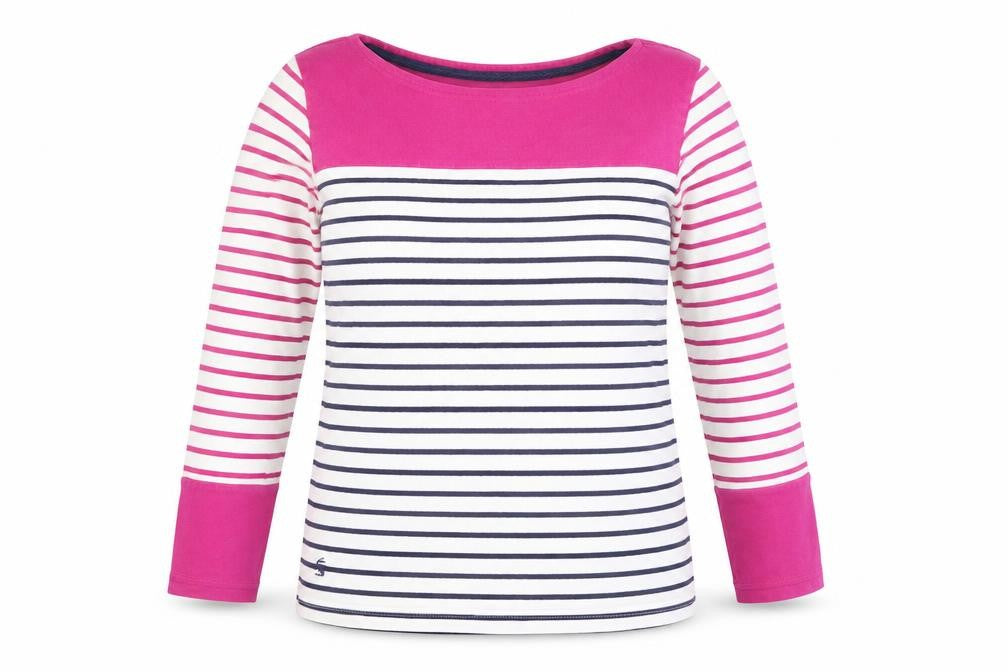 Womens UK Size 8 Joules Multicoloured Cotton T-Shirt