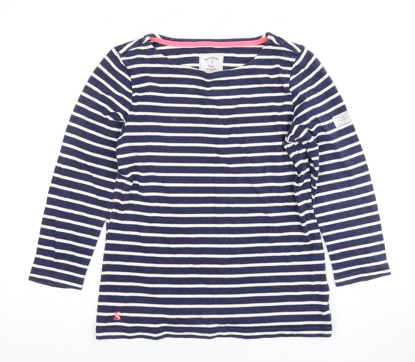 Joules Women's Blue Striped Top Size 8