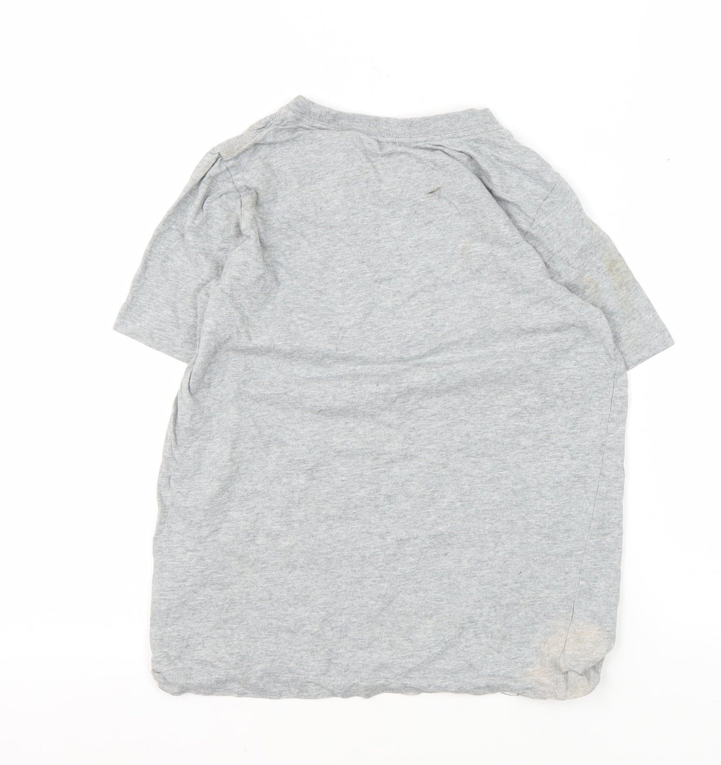 Nike Boys Grey Logo T-Shirt - Medium, Casual Style