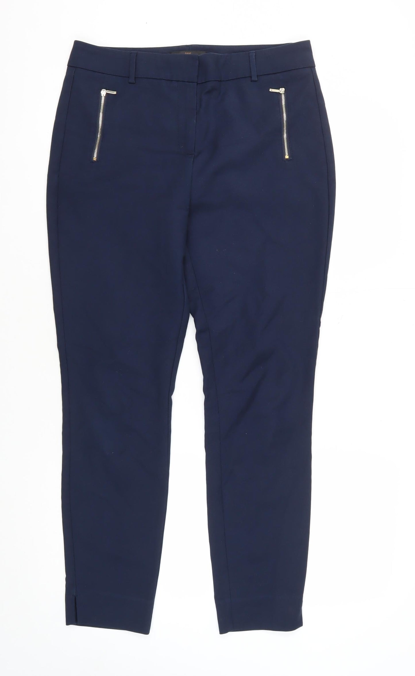 Next Women's Blue Trousers Size 12 with Pockets