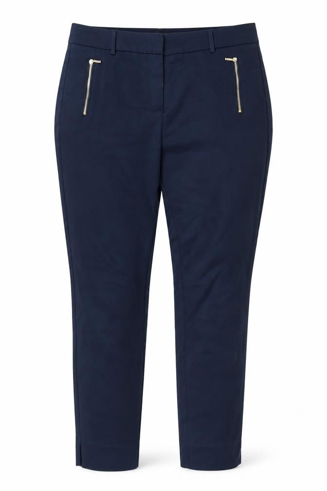 Next Women's Blue Trousers Size 12 with Pockets