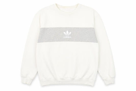 Mens UK M Regular adidas White Pullover Sweatshirt