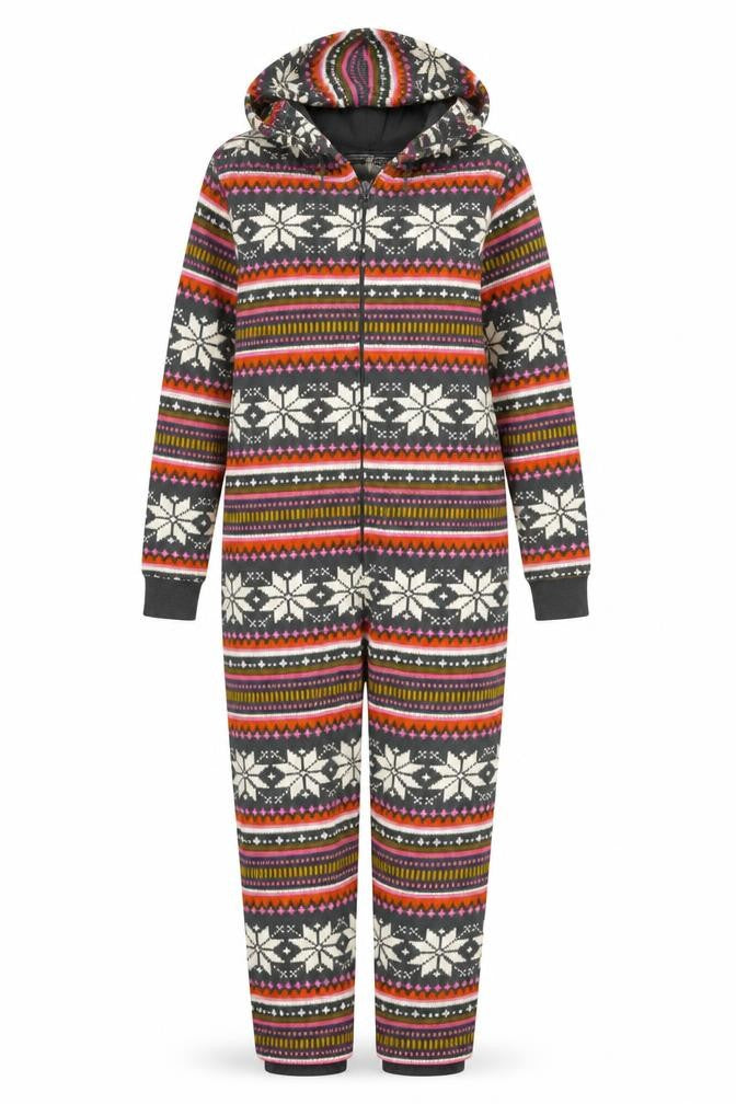 SoulCal & Co Women's Multicoloured Fair Isle Onesie