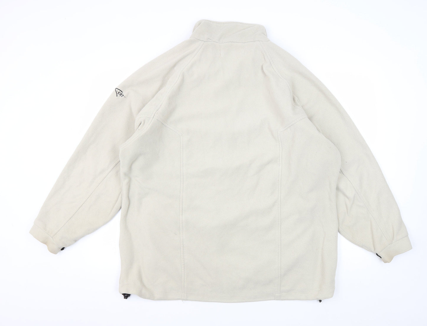 Regatta Beige Mid-Length Fleece Jacket S Unisex