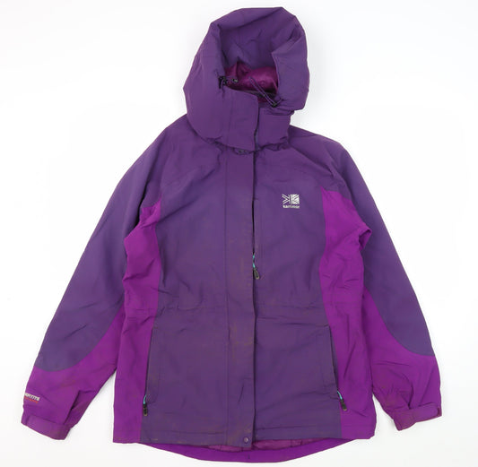 Karrimor Women's Purple Rain Coat Jacket, Size 12, Waterproof