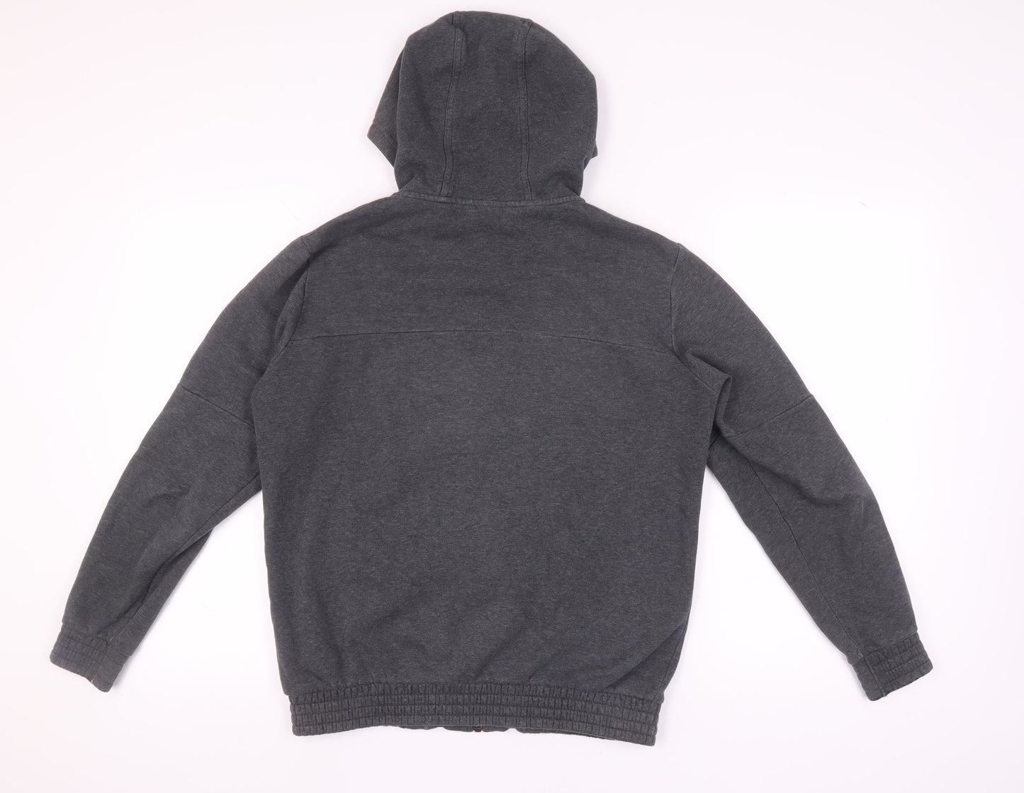 Adidas Teens Grey Full Zip Hoodie - Size 164