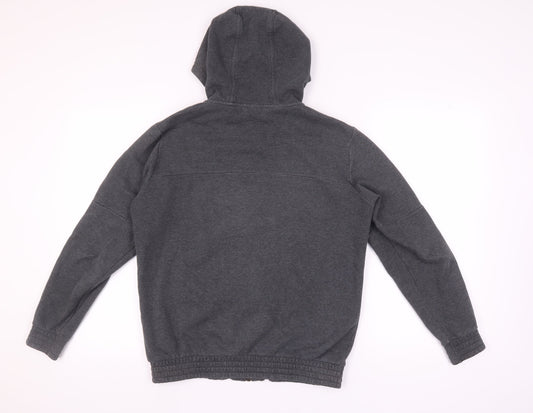Adidas Teens Grey Full Zip Hoodie - Size 164