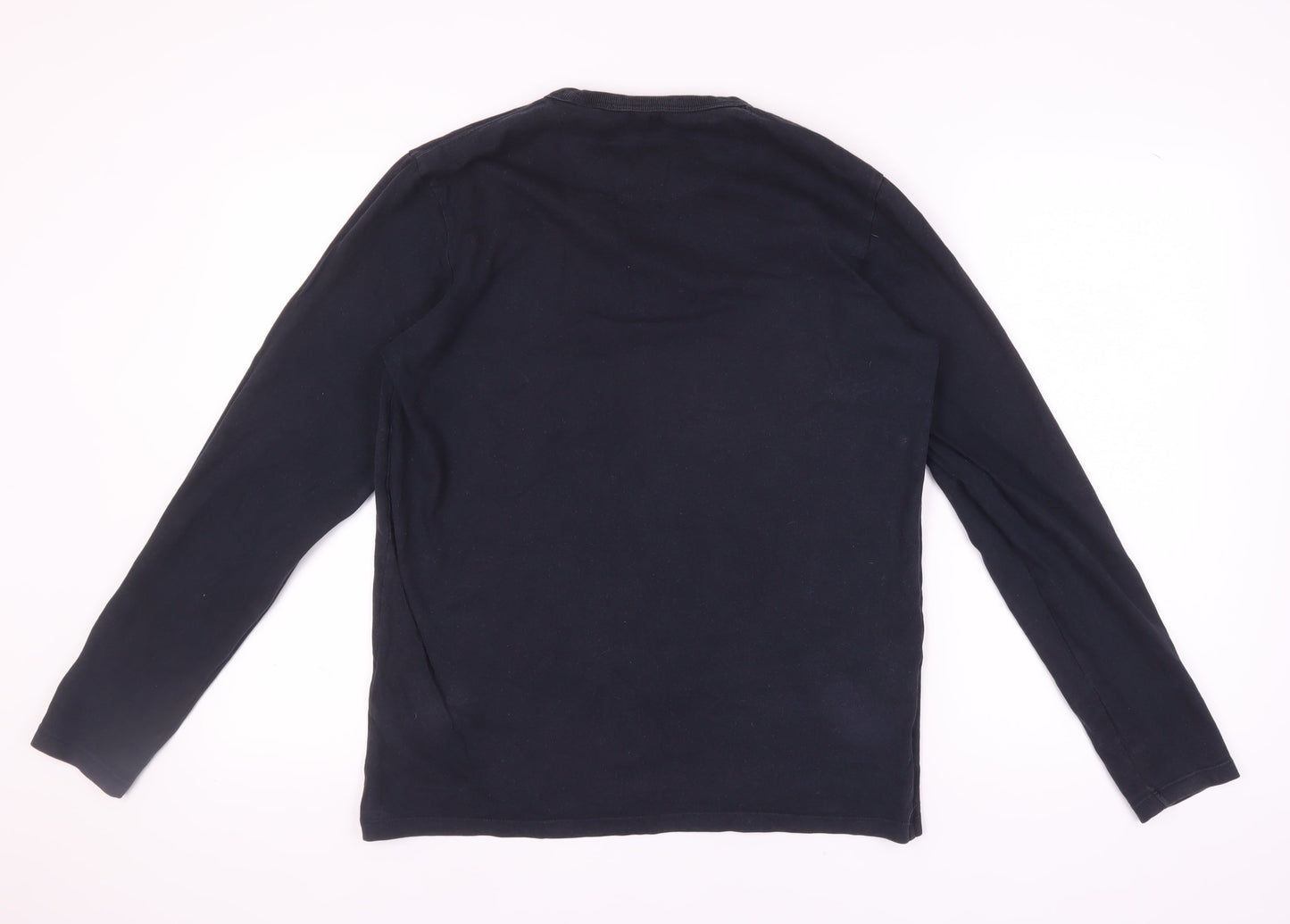 Jack & Jones Men's Black Long Sleeve T-Shirt, Size L