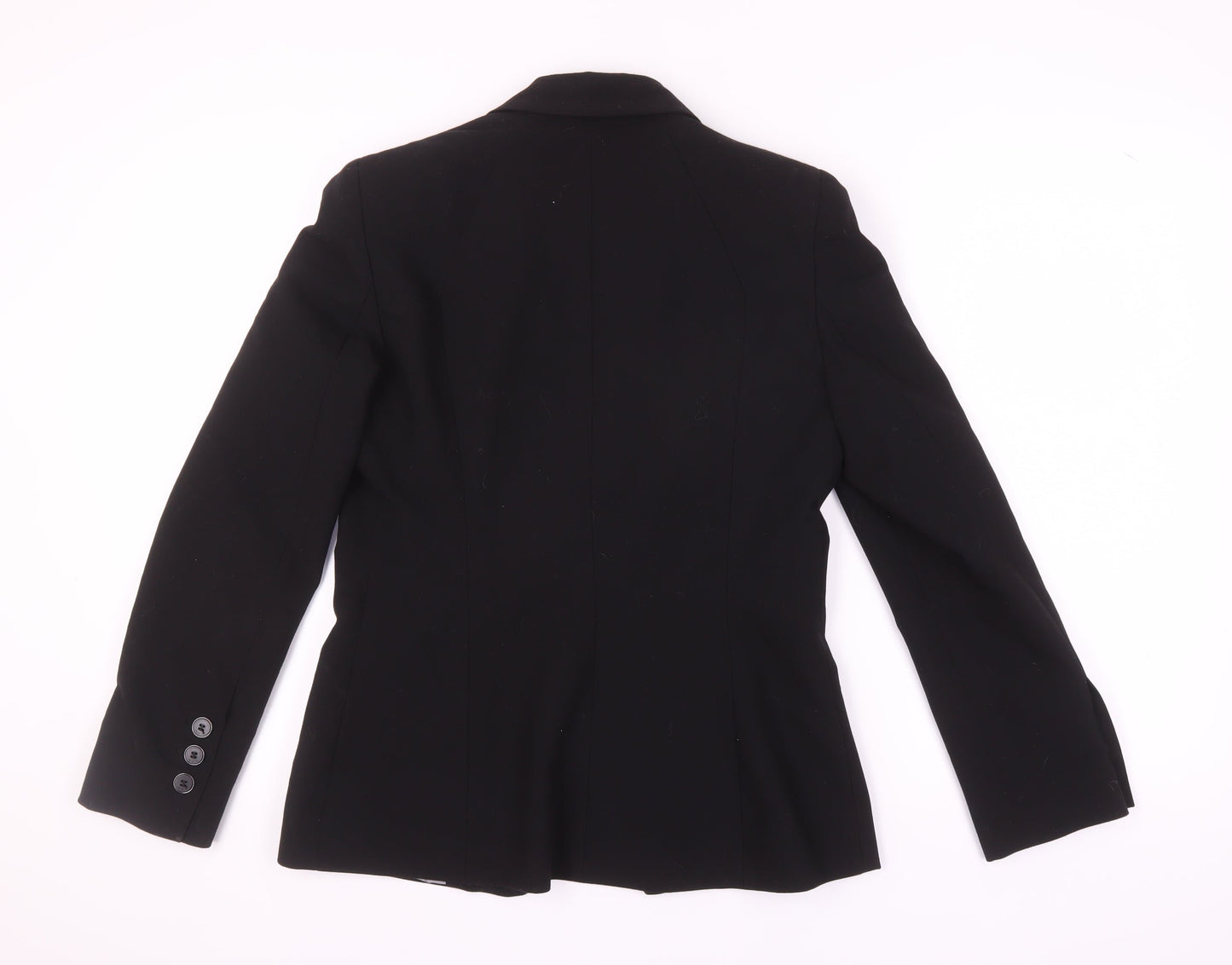 Principles Women's Black Regular Fit Notch Lapel Blazer