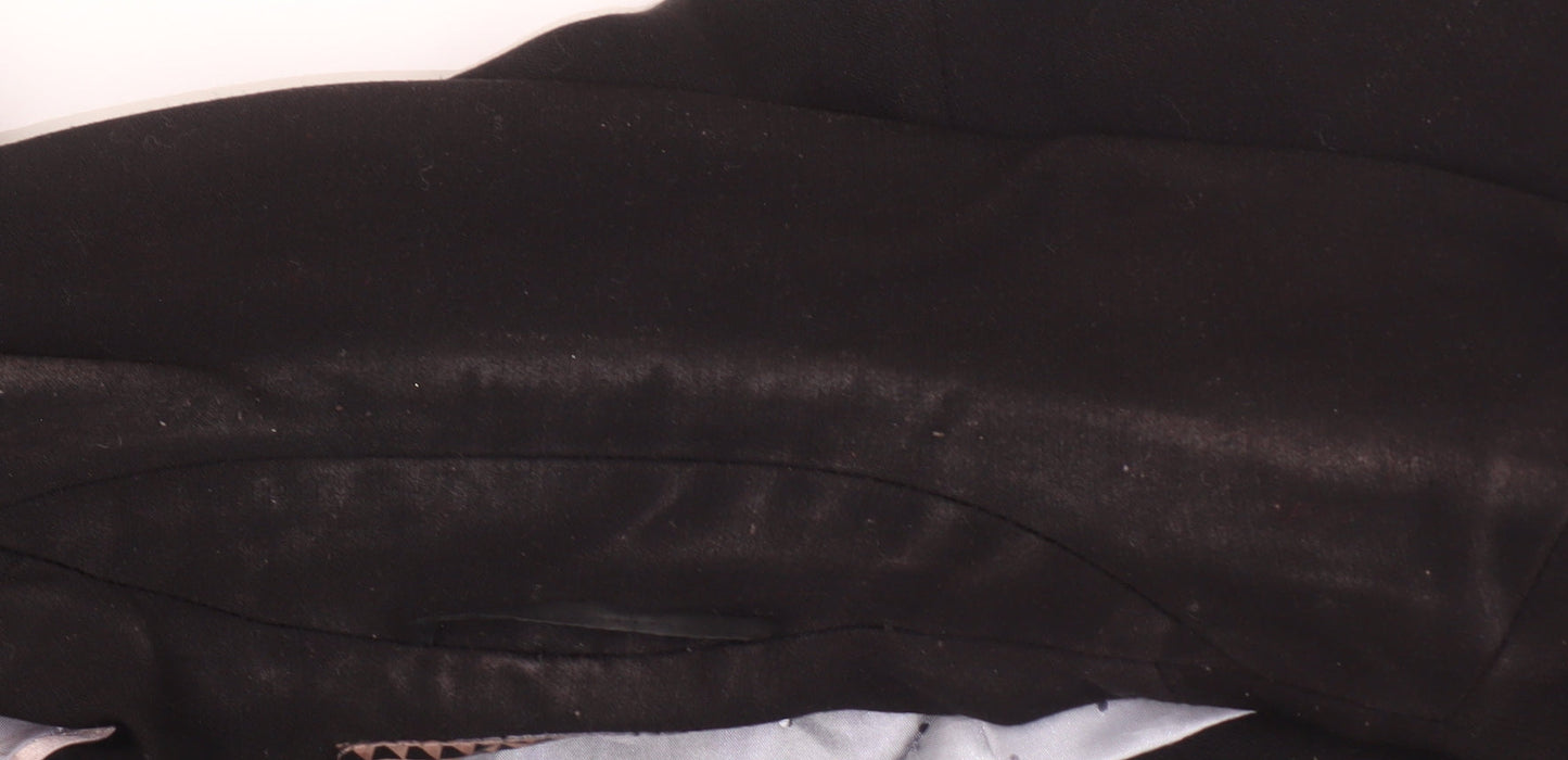 Principles Women's Black Regular Fit Notch Lapel Blazer