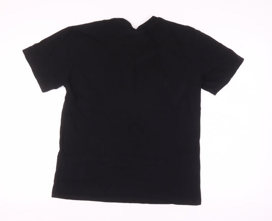 JK Attire Men's Black XS Graphic Print T-Shirt