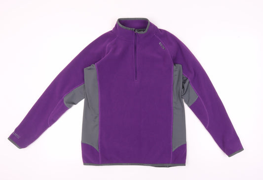 TOG 24 Women's Purple Fleece Pullover Sweatshirt L