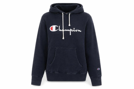 Unisex Adults UK M Regular Champion Black Pullover Hoodie