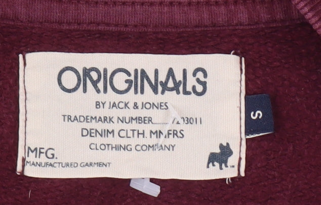 Jack & Jones Men's Red Pullover Sweatshirt S