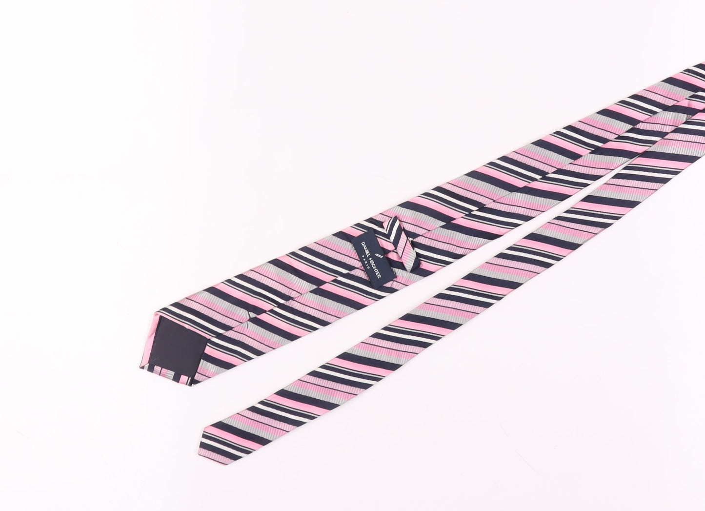 Daniel Hechter Pink Striped Silk Men's Tie