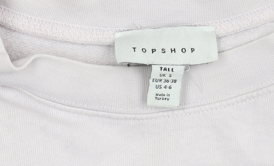 Topshop Women’s Ivory Tall Sweatshirt Size S