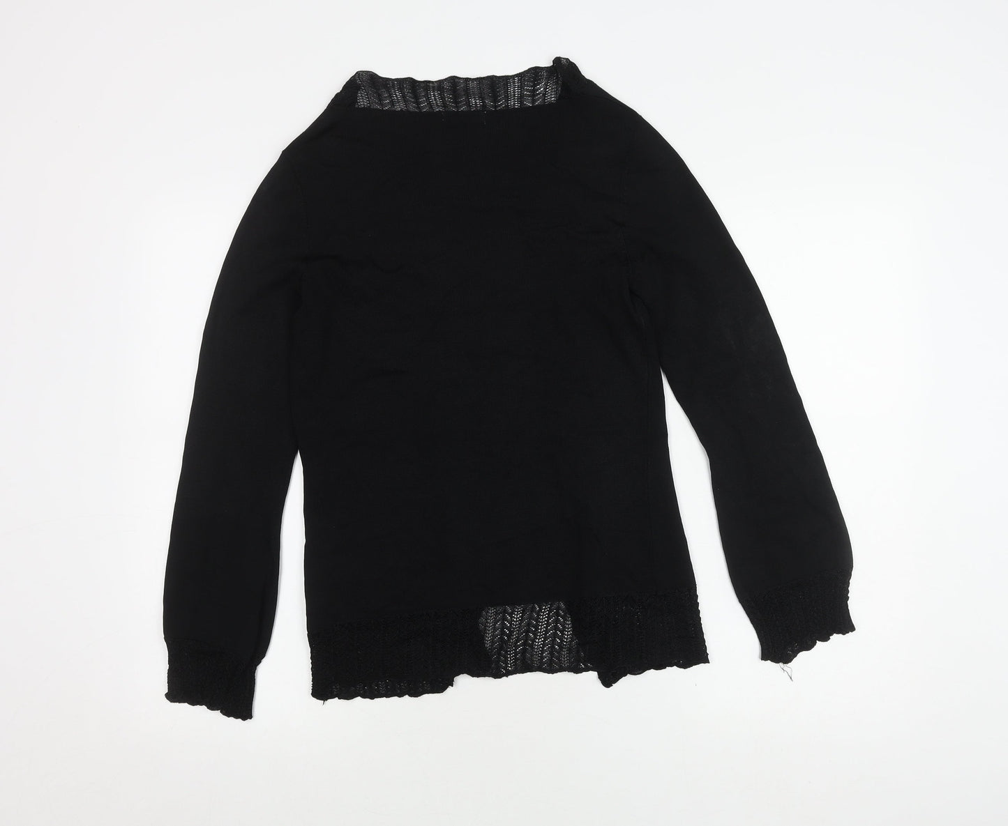 Planet Women's Black XS Cardigan V-Neck