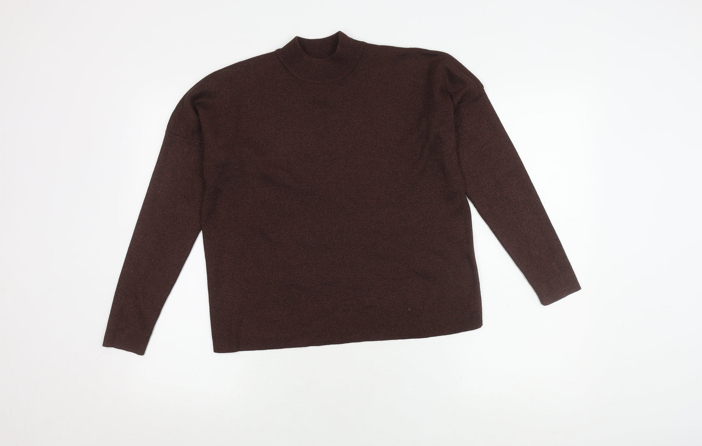 Reserved Women's Brown High Neck Pullover Jumper - S
