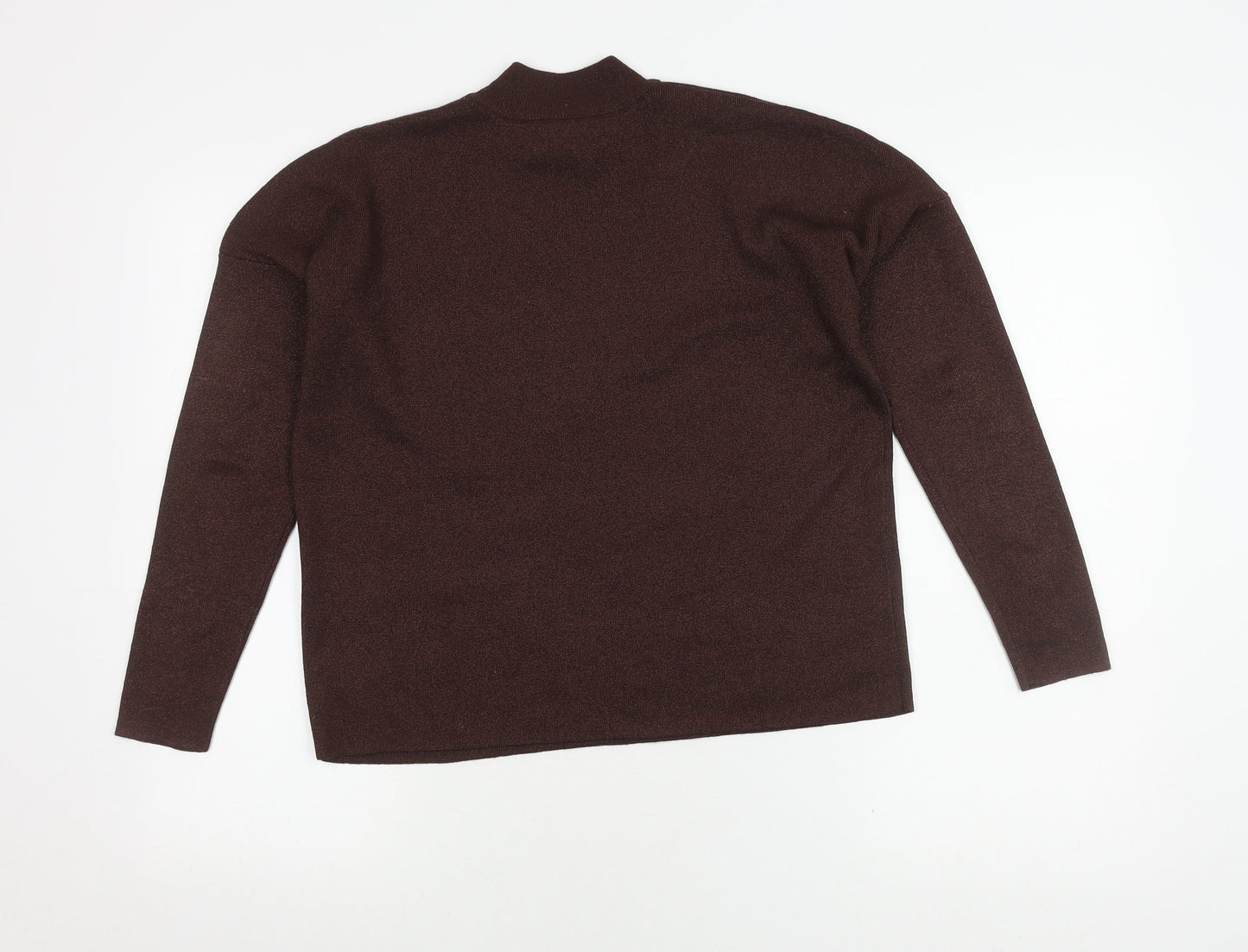 Reserved Women's Brown High Neck Pullover Jumper - S
