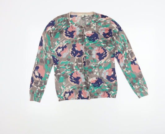 Boden Women's Multicoloured Floral Cardigan Size 10