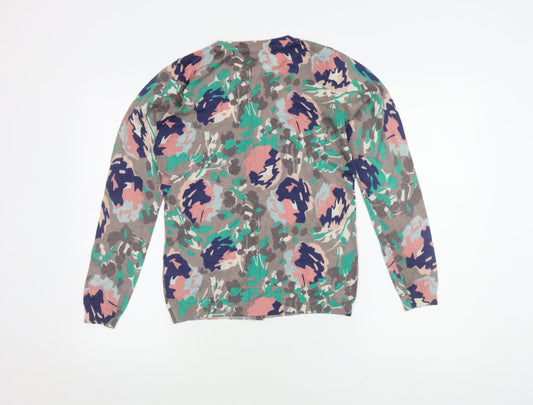 Boden Women's Multicoloured Floral Cardigan Size 10