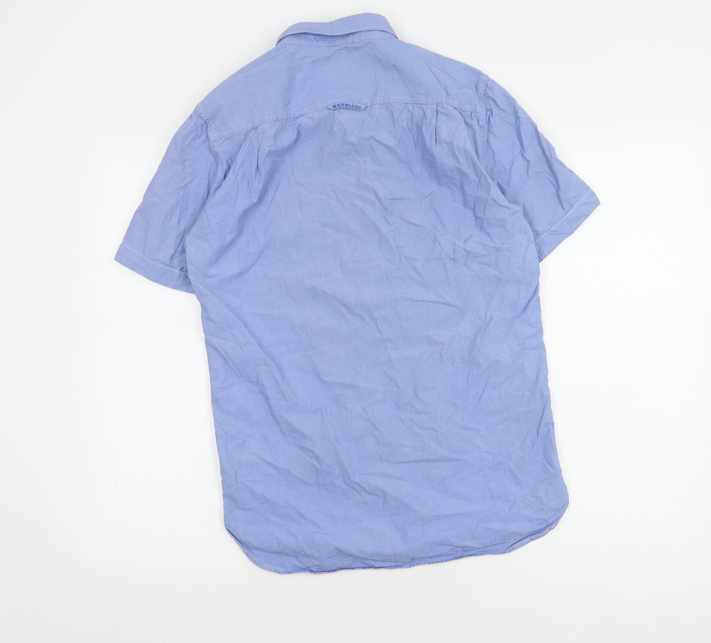 Superdry Men's Blue Button-Up Shirt M