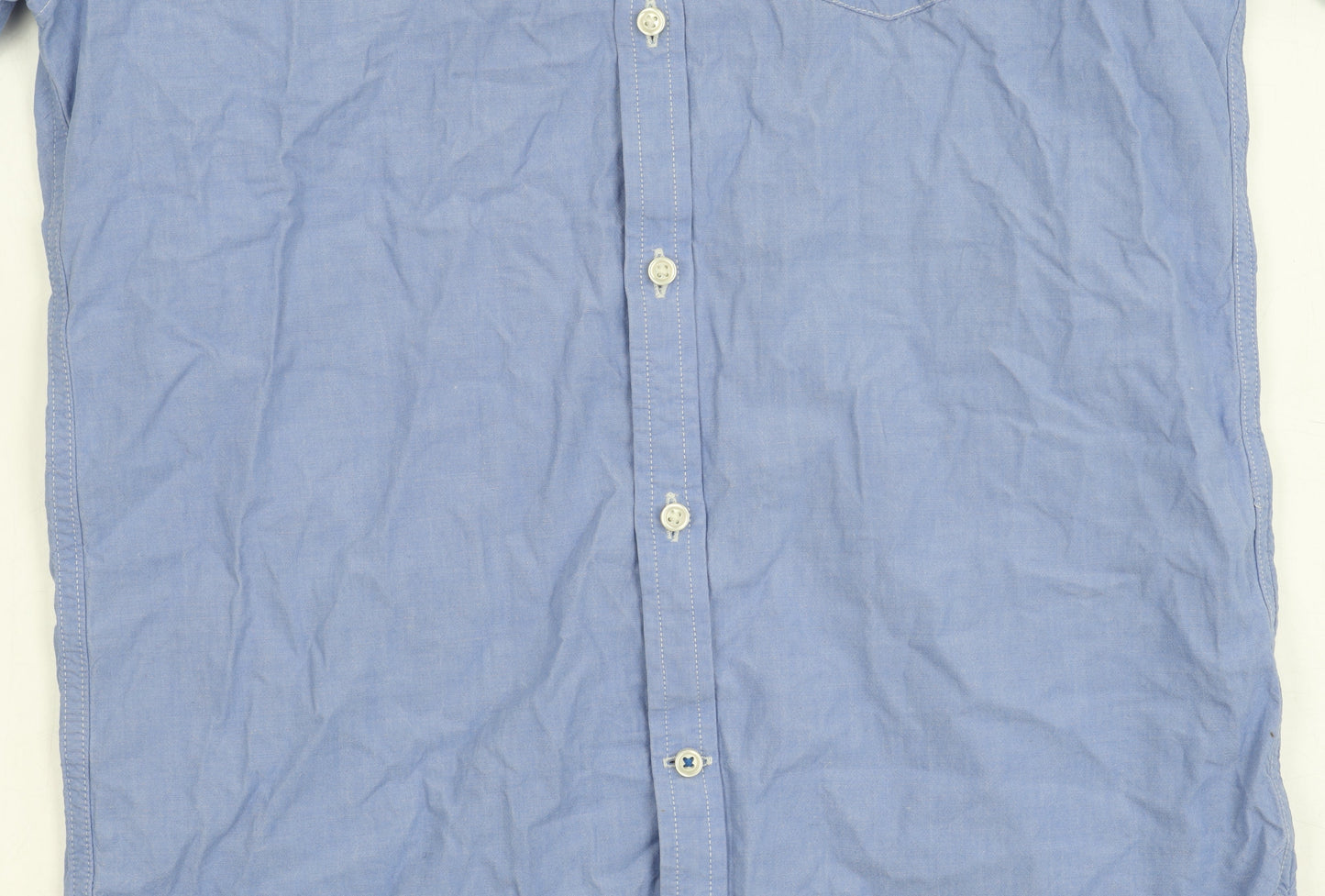 Superdry Men's Blue Button-Up Shirt M