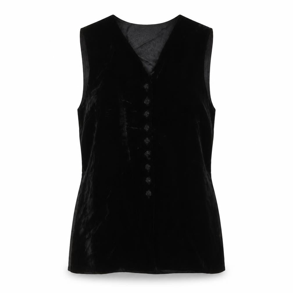 Marks and Spencer Women's Black Sleeveless Blouse