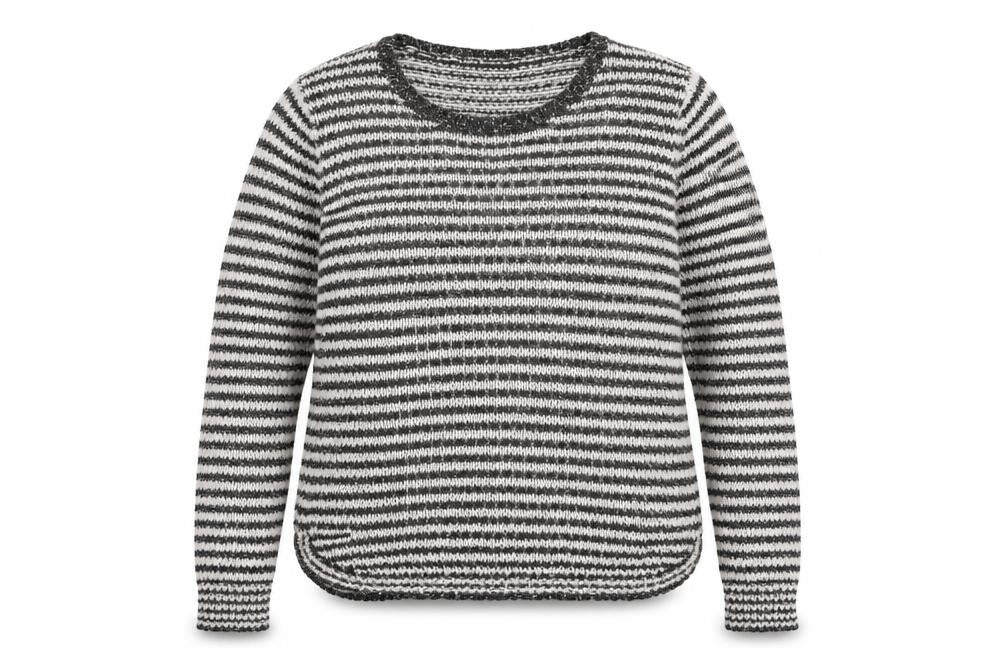Marks and Spencer Women's Pink Striped Jumper, Size 14