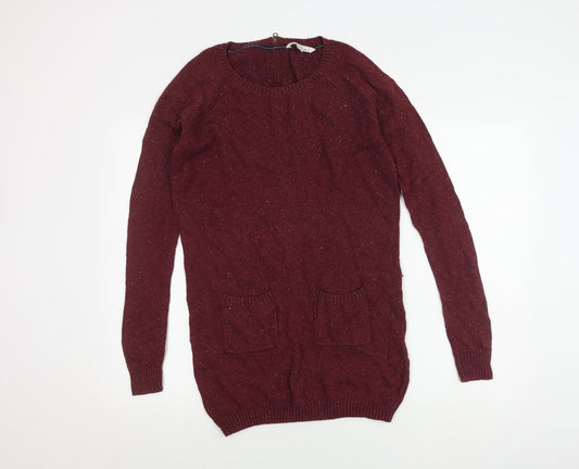 Fat Face Women's Purple Knit Pullover Jumper Size 10