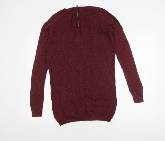 Fat Face Women's Purple Knit Pullover Jumper Size 10