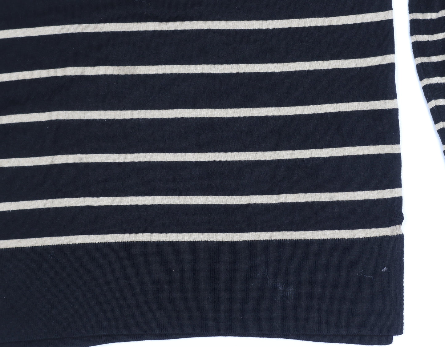 Spirit Women's Black Striped Jumper Size 14