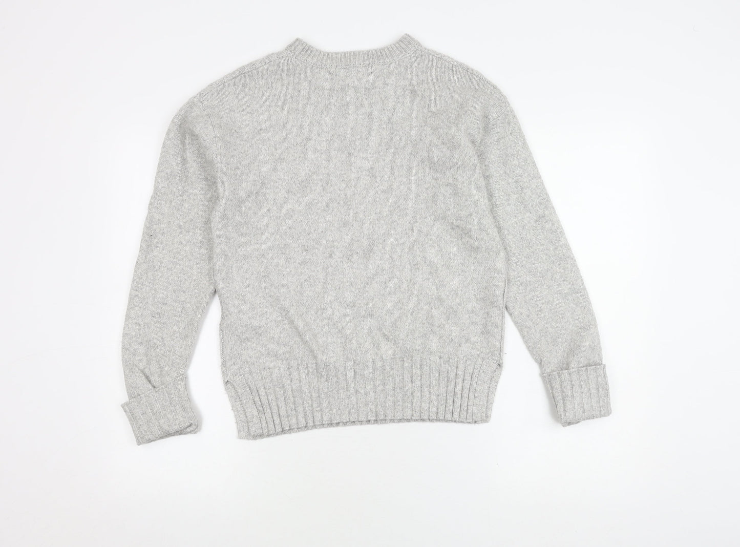 Marks and Spencer Women’s Grey Cable-Knit Jumper, S