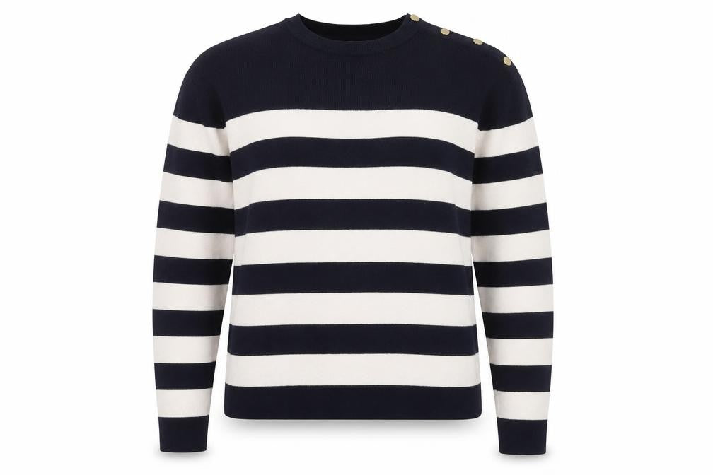 Marks and Spencer Women's Multicoloured Striped Jumper