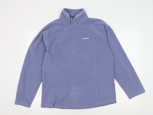Craghoppers Women's Blue Sweatshirt UK 14 - Outdoor Casual