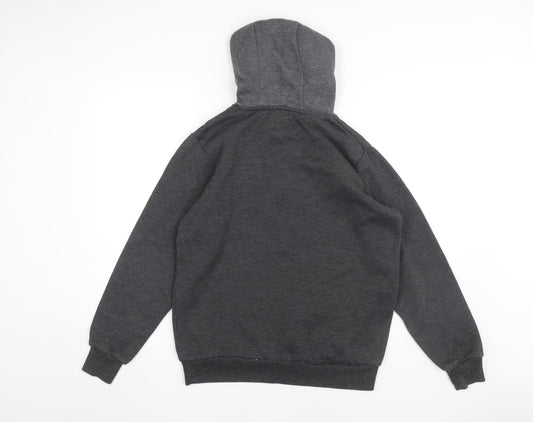 Lonsdale Men's Grey S Pullover Hoodie, Hooded, Gym Wear