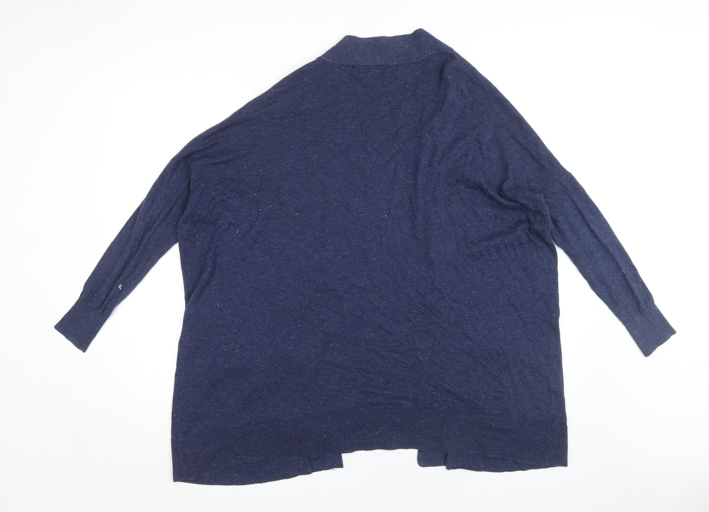 Mango Women's Blue Long Sleeve Cardigan Size 10
