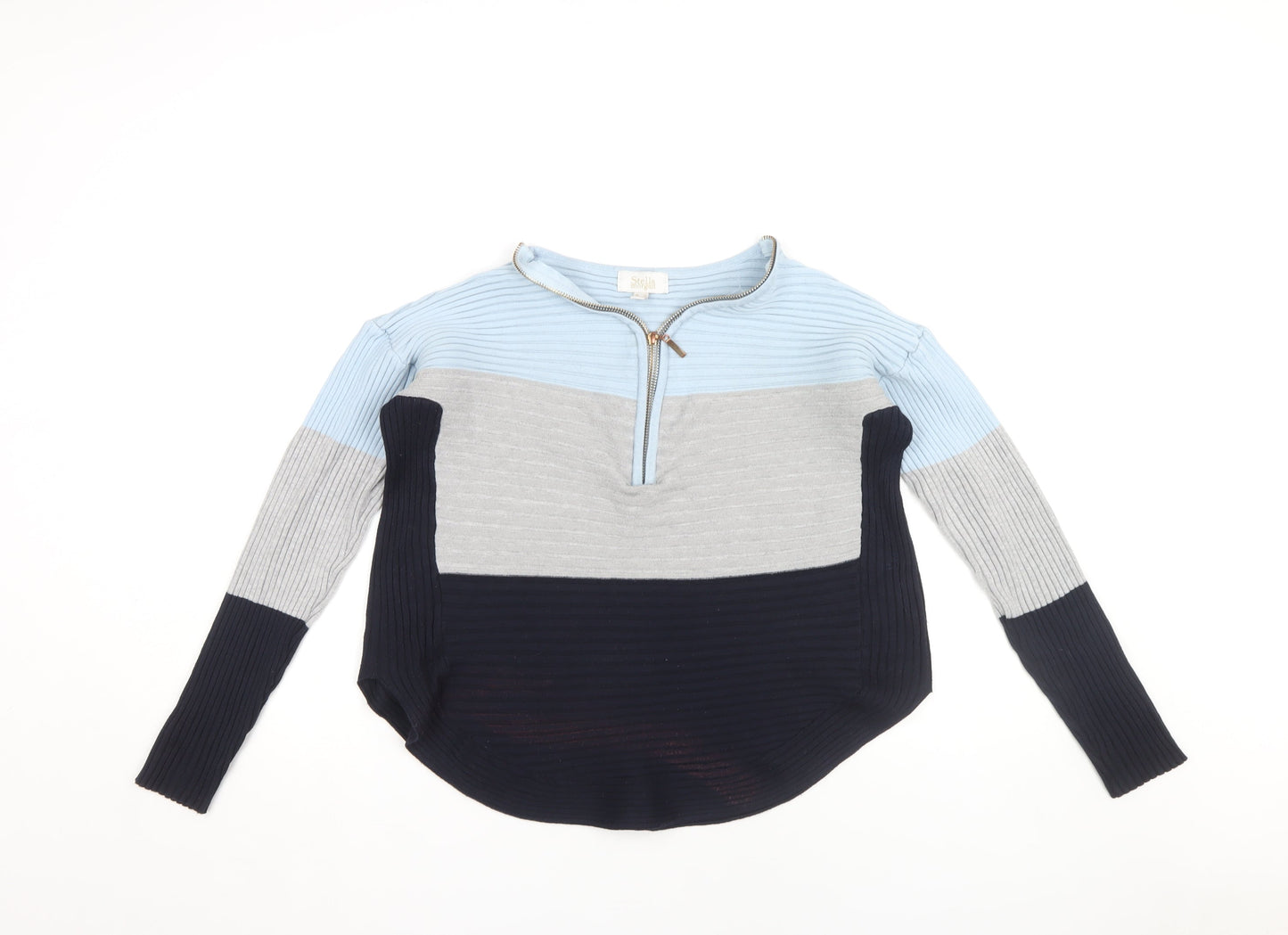 Stella Morgan Women’s Multicoloured Striped Jumper - Size 12