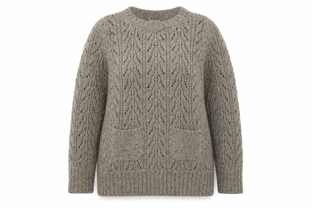 Marks and Spencer Women's Beige Pullover Jumper Size 12