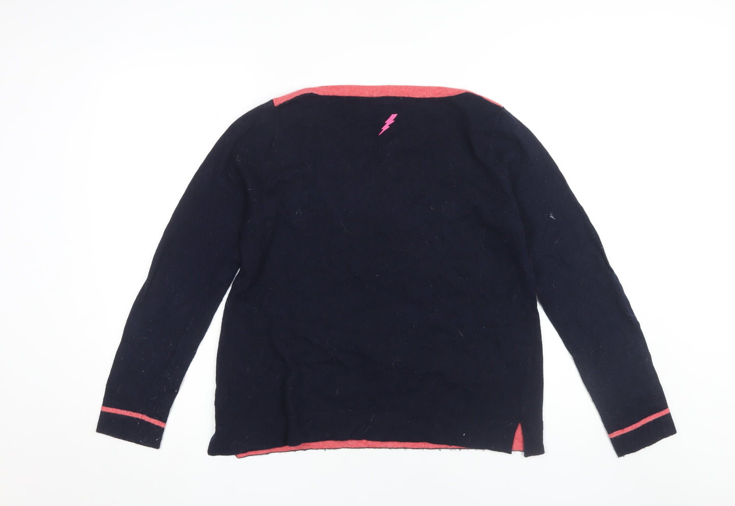 White Stuff Women's Multicoloured Pullover Jumper Size 12