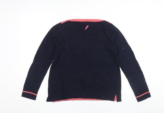 White Stuff Women's Multicoloured Pullover Jumper Size 12