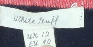 White Stuff Women's Multicoloured Pullover Jumper Size 12