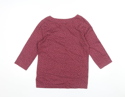 Weird Fish Women's Red Polka Dot T-Shirt Size 10