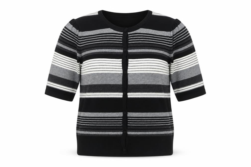 Womens UK 10 Regular Laura Ashley Black Cardigan